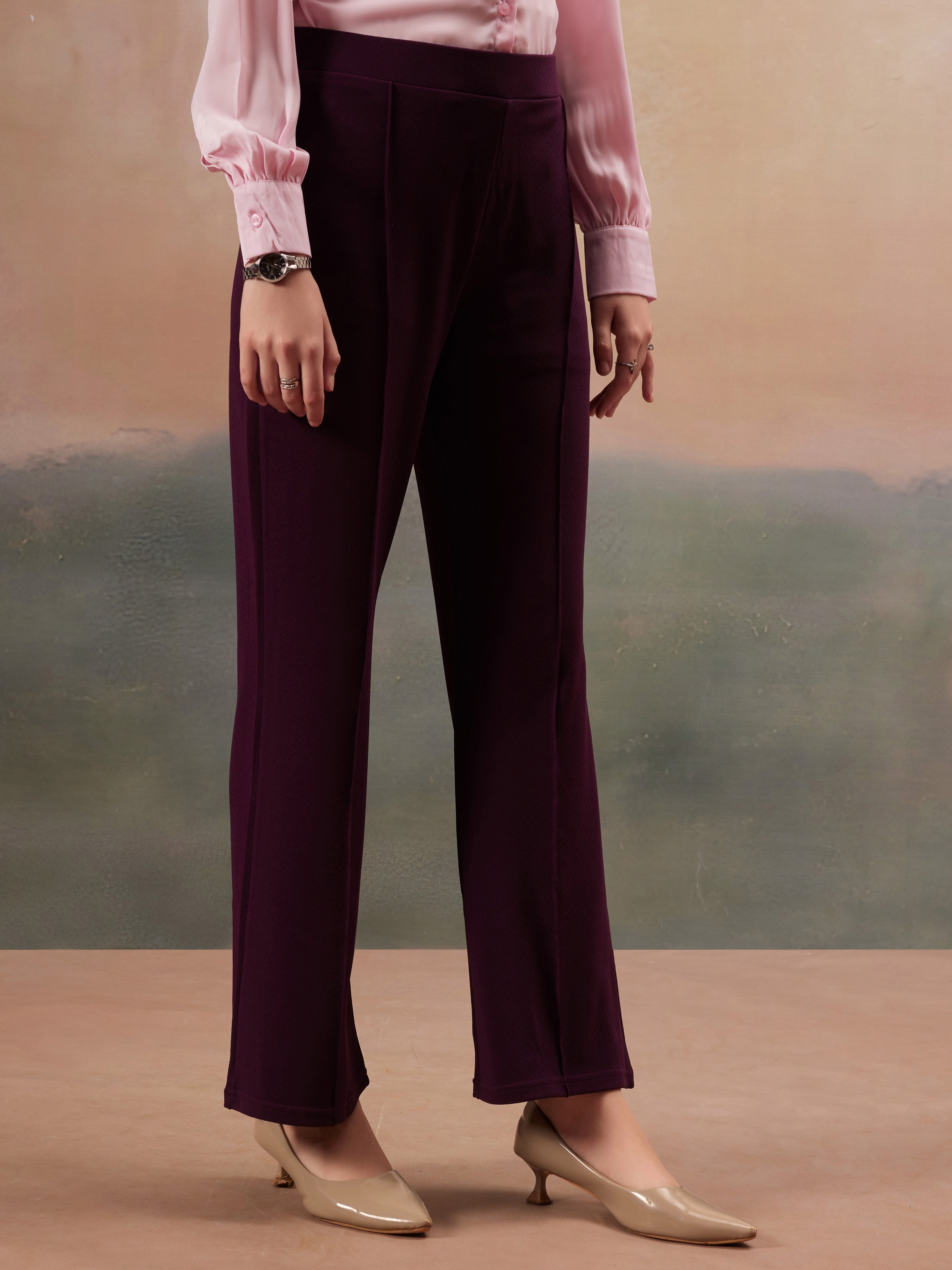 women loose fit high rise trouser copy 2