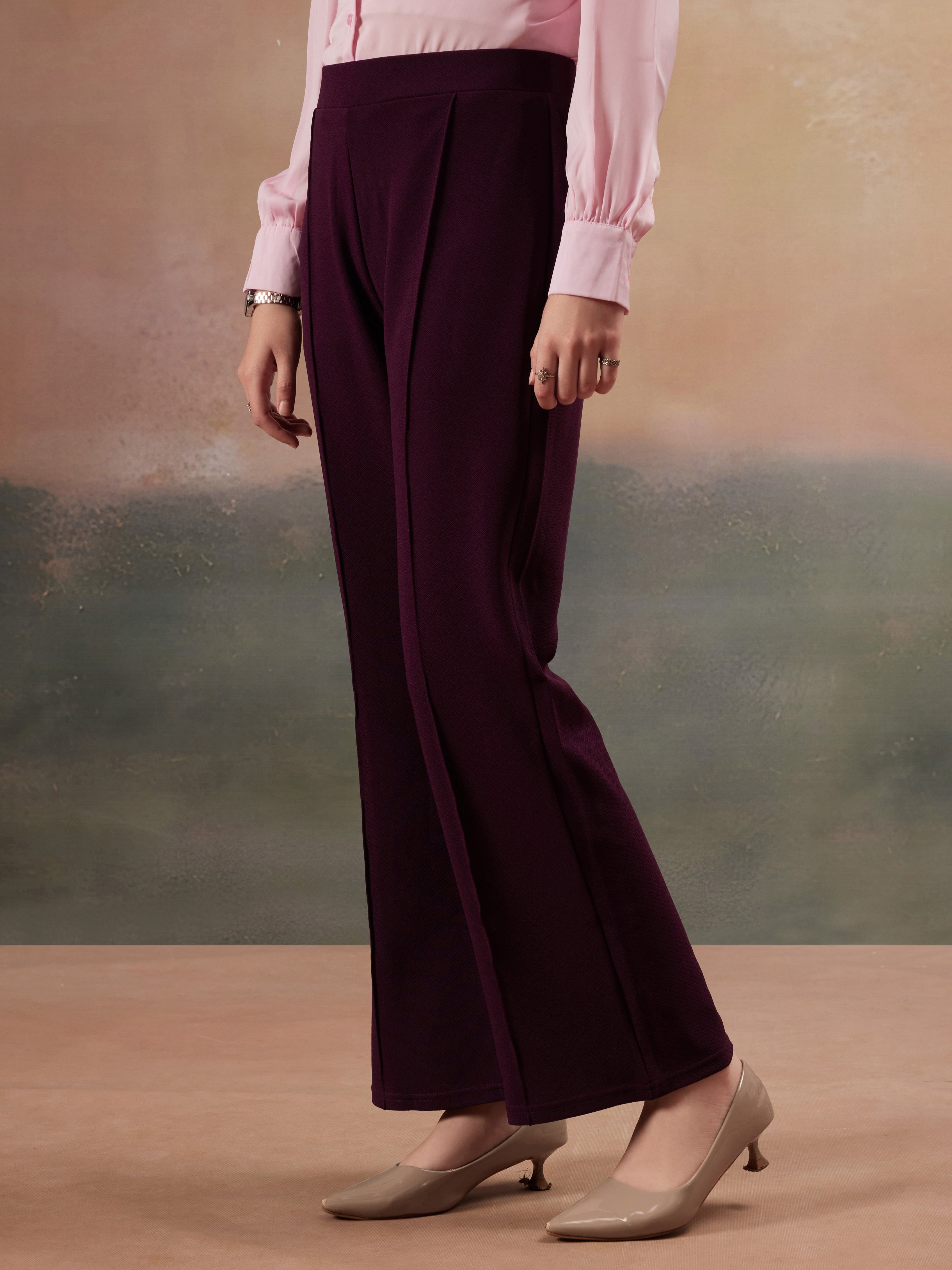 women loose fit high rise trouser copy 2