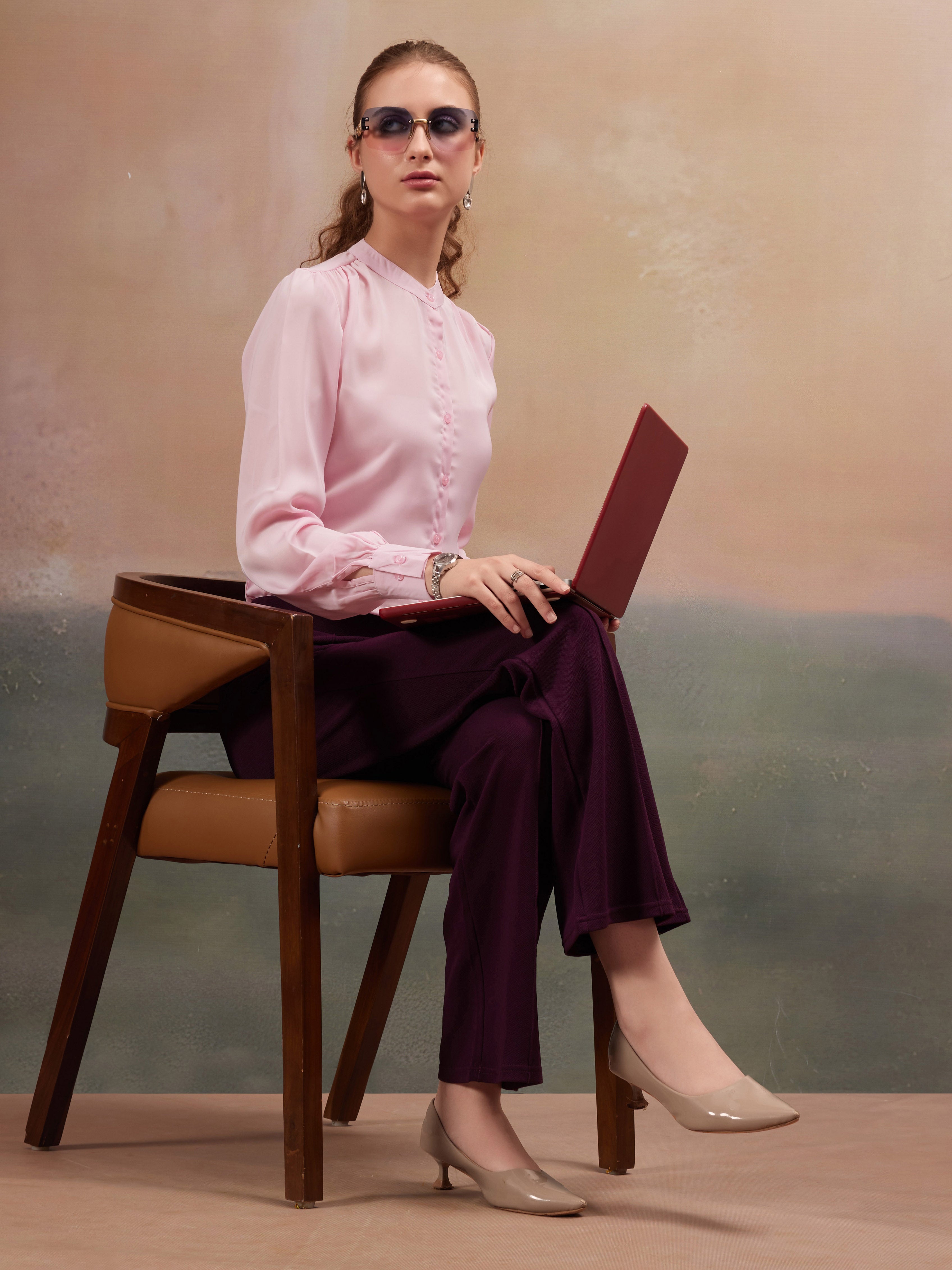 women loose fit high rise trouser copy 2