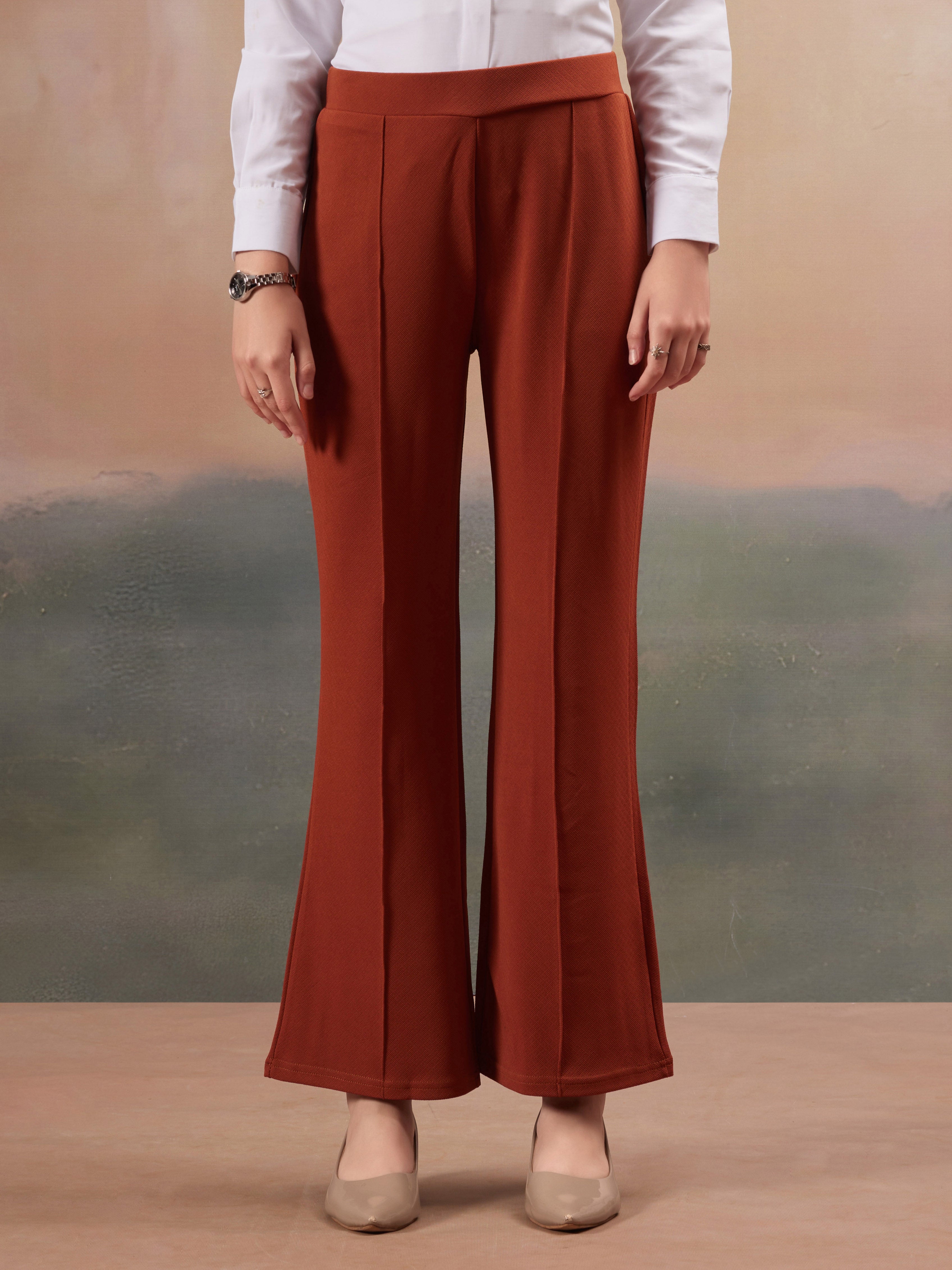 women loose fit high rise trouser copy 2