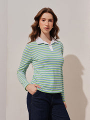 Full Sleeve Pique Polo