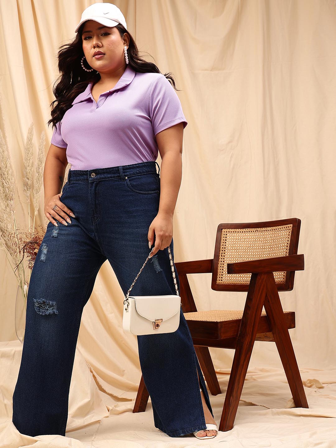 Cropped Polo Tee
