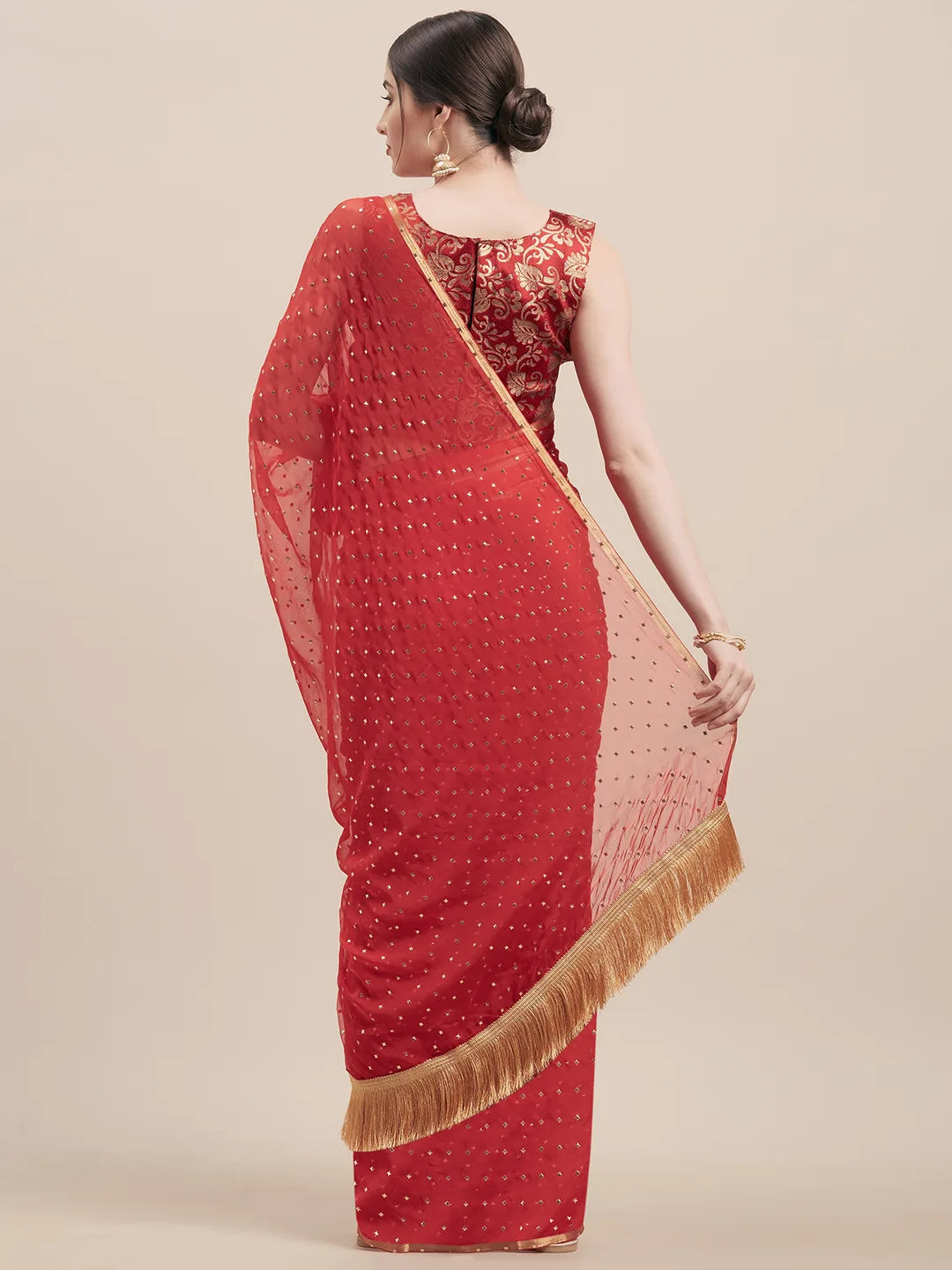 Tikhi Imli - Embellished Mukaish Saree
