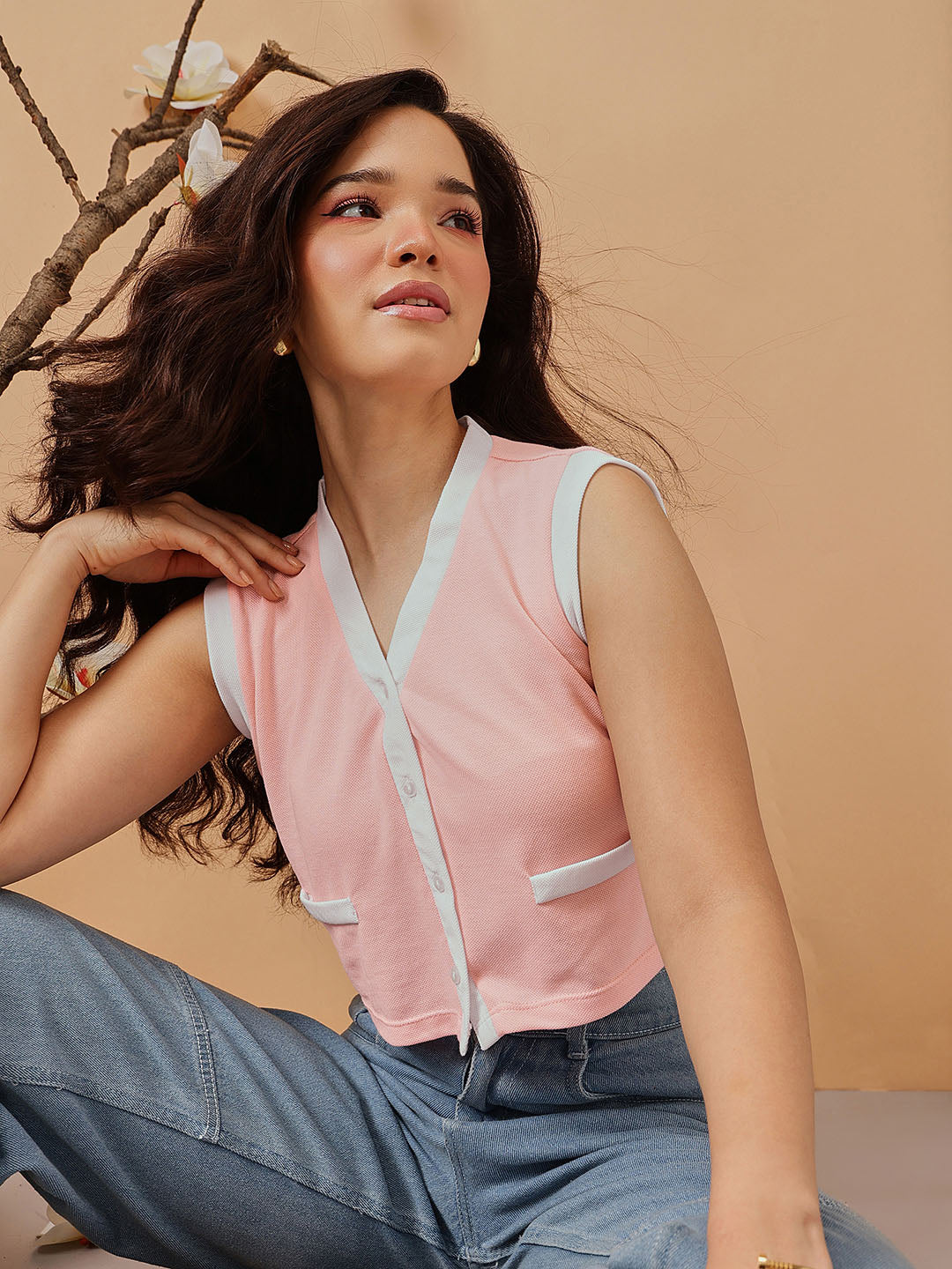 V Neck Top