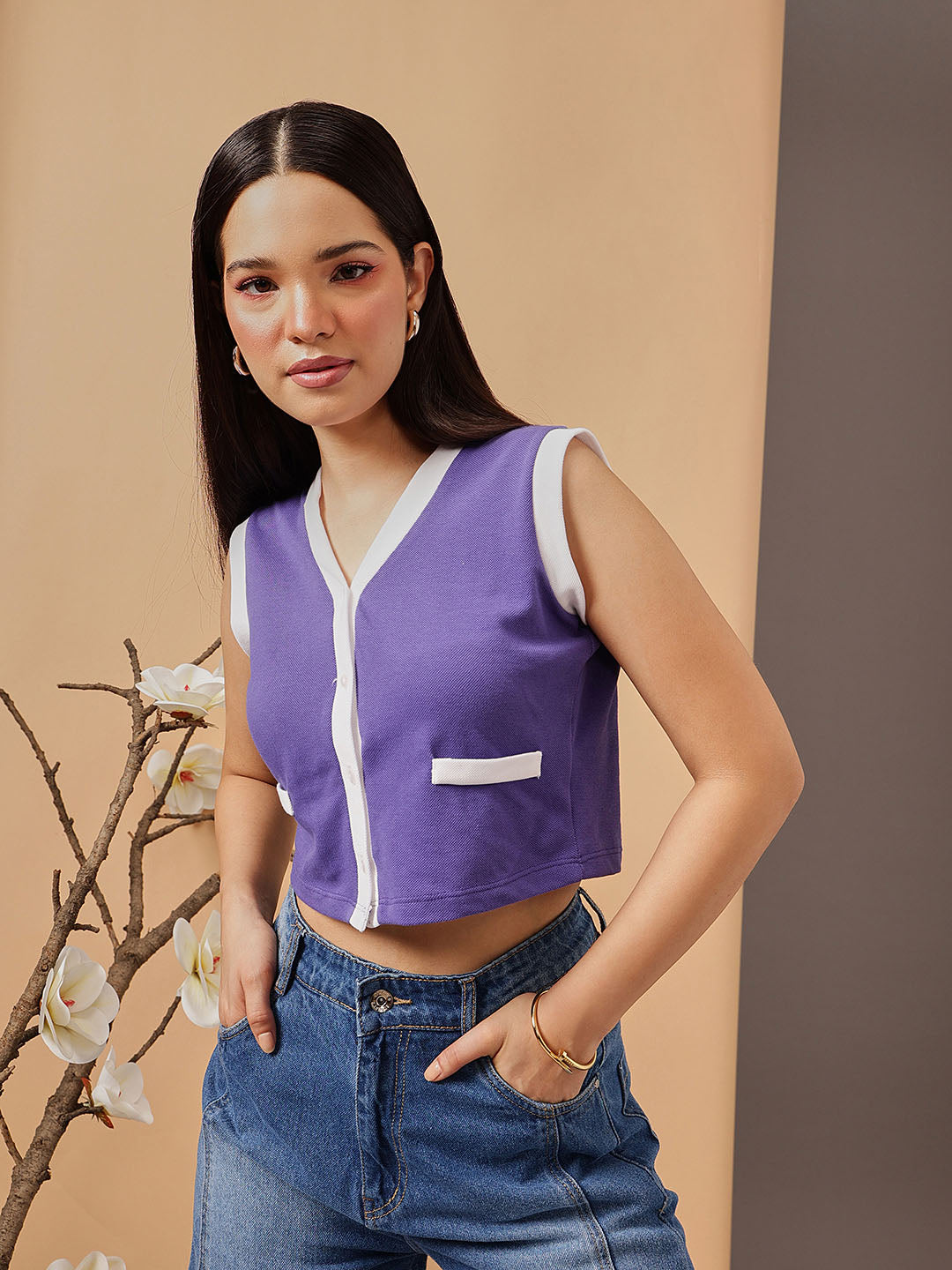 V Neck Top