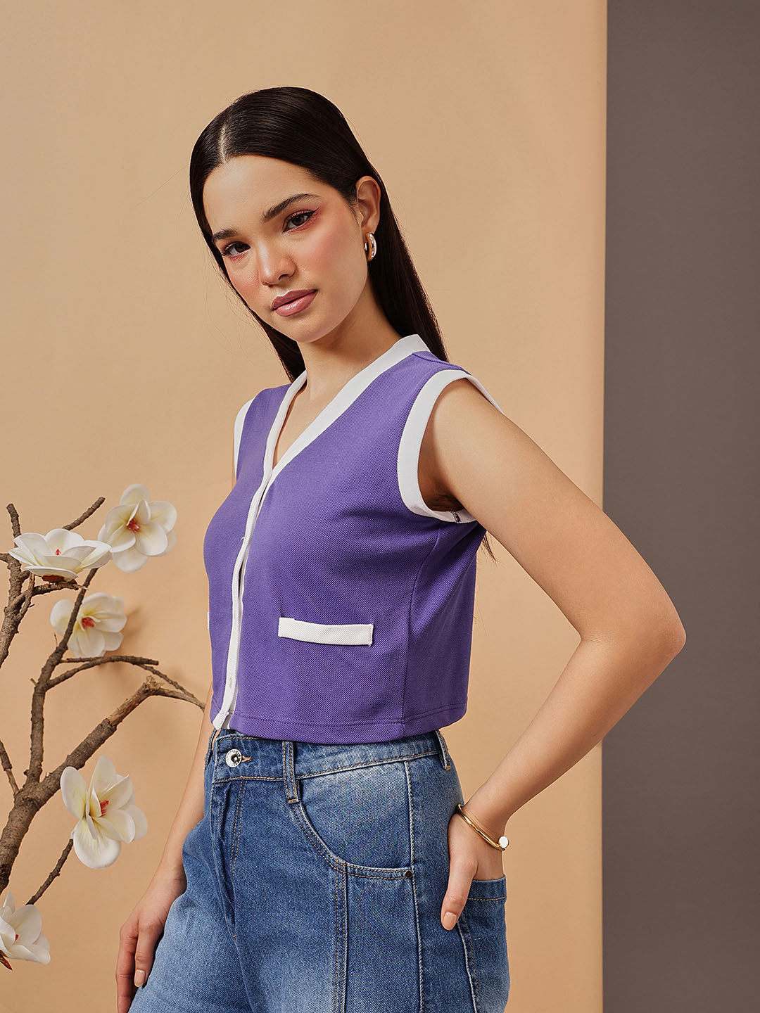 V Neck Top
