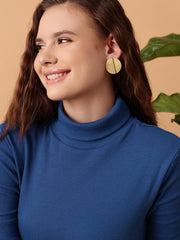 Rib High Neck Top