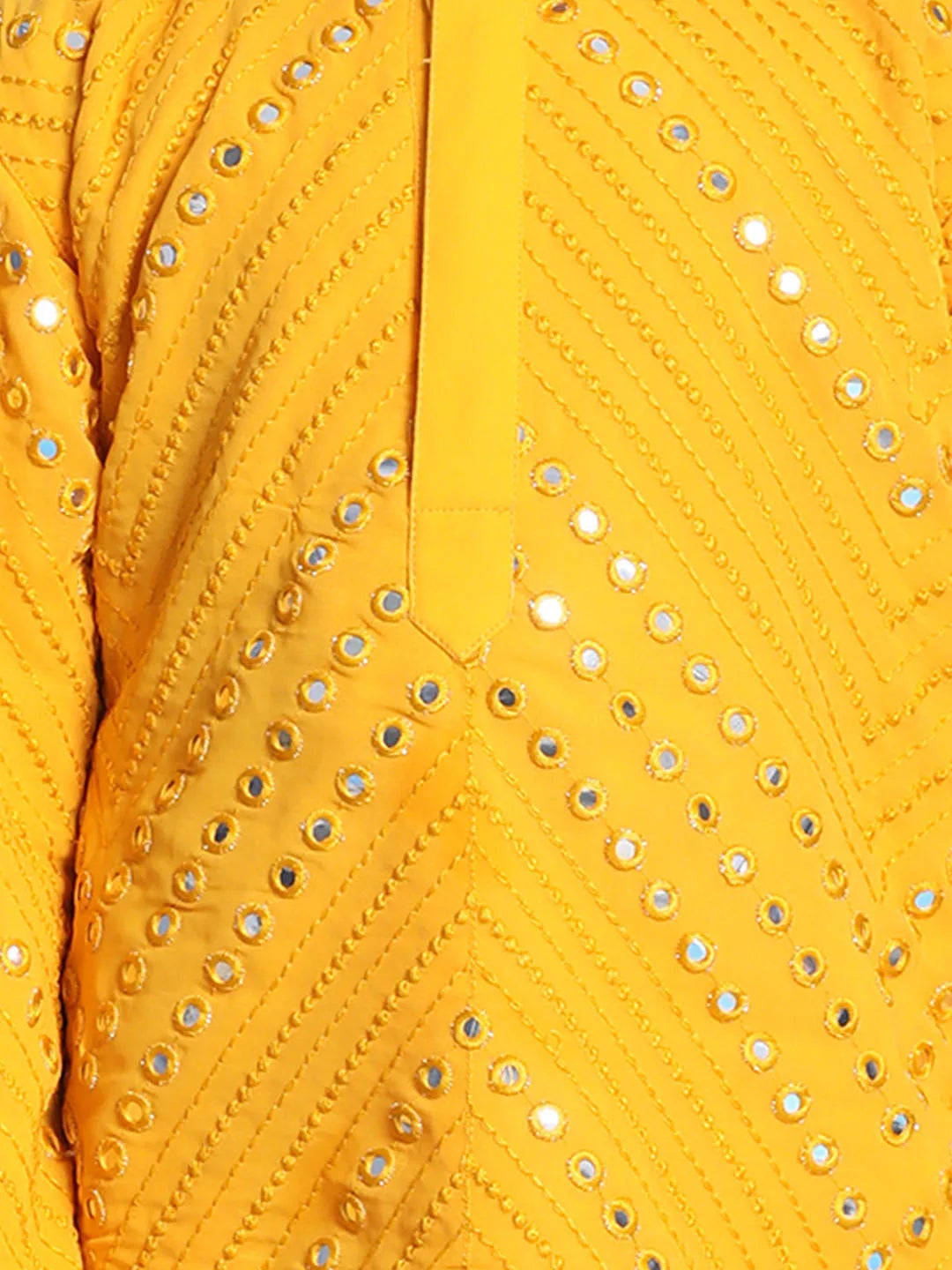Vastramay - Boys' Yellow Kurta Pyjama Set