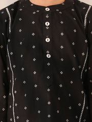 Vastramay - Boys' Black Kurta Pyjama Set