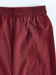 Vastramay - Girls' Maroon Embellished Kurta Pyjama Set