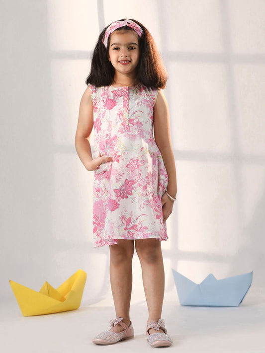 Vastramay - Girls' Pink Dress