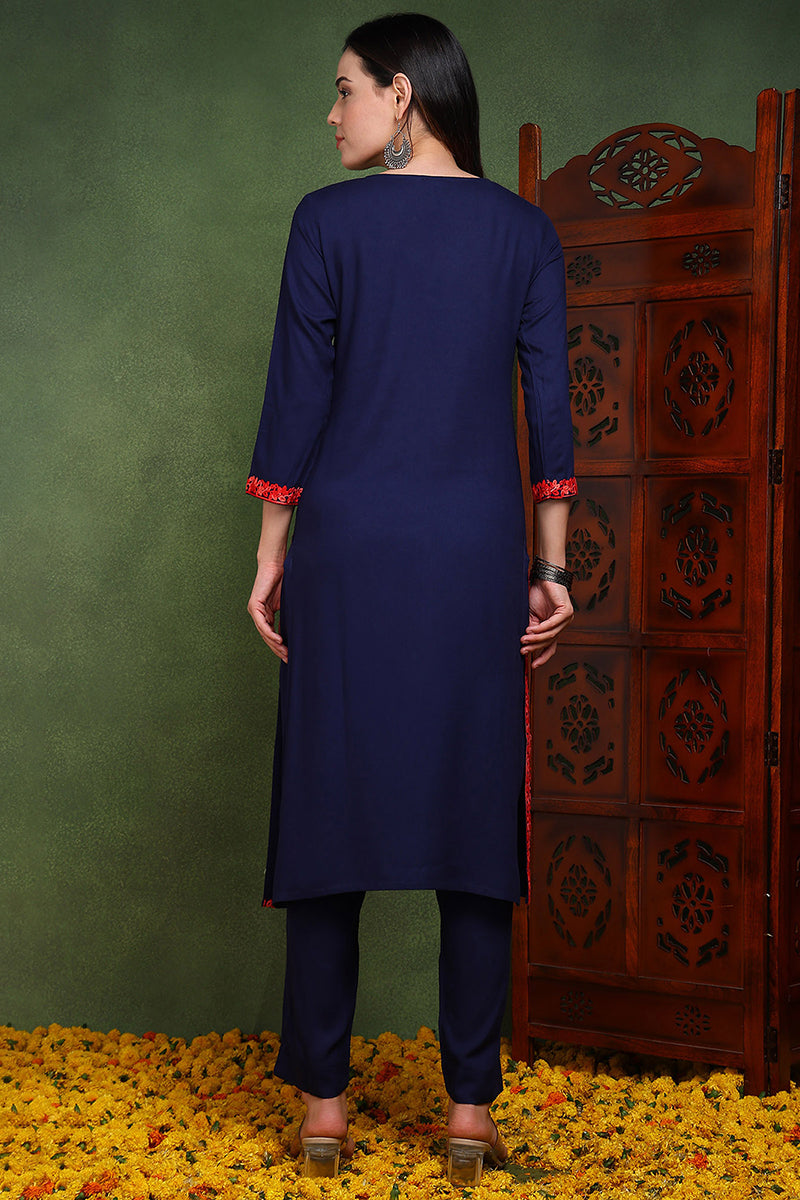 blue-viscose-rayon-solid-embroidered-chikankari-straight-kurta-vck9766