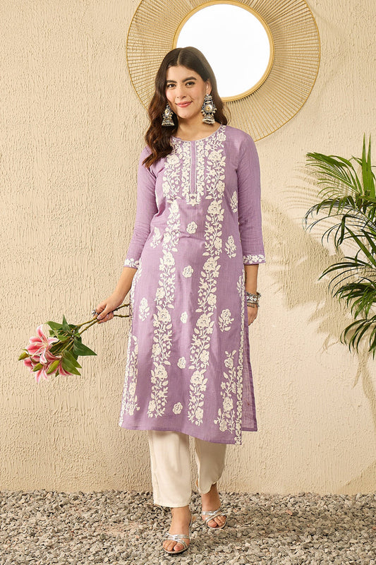 lavender-viscose-rayon-solid-embroidered-straight-kurta-vck9787
