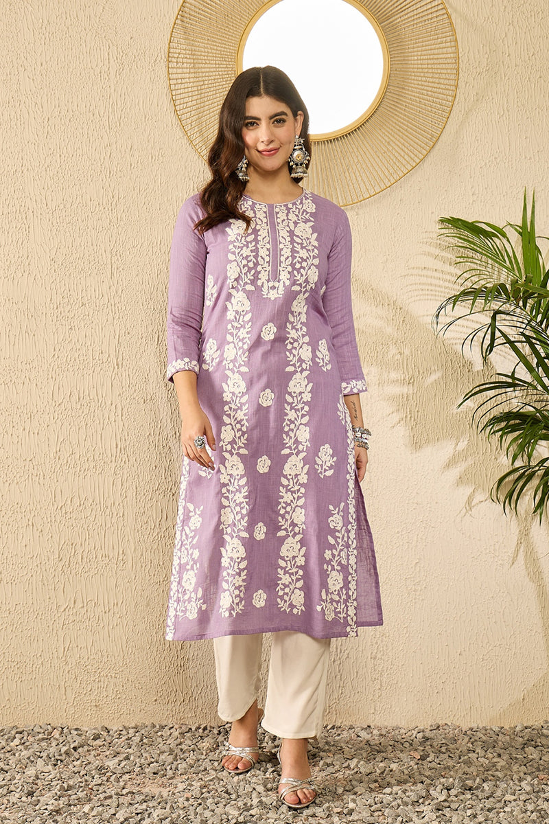 lavender-viscose-rayon-solid-embroidered-straight-kurta-vck9787