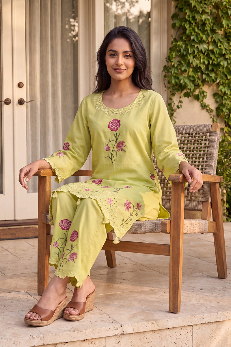 ahika-womens-yellow-silk-blend-embroidered-solid-top-with-palazzos-co-ords-vcord1131