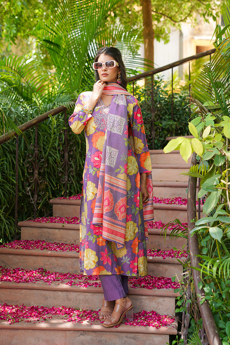 purple-viscose-rayon-floral-embroidered-straight-kurta-trousers-with-dupatta-vkskd2376