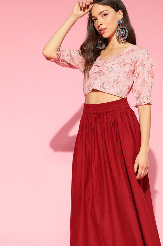 peach-cotton-ethnic-motifs-crop-top-vt1169