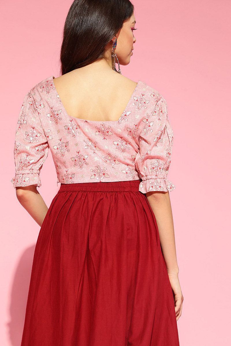 peach-cotton-ethnic-motifs-crop-top-vt1169