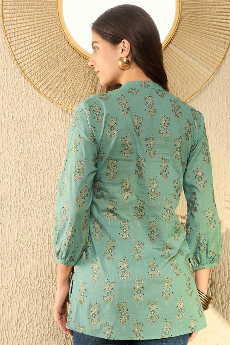 sea-green-cotton-blend-floral-printed-regular-tunic-vt1304