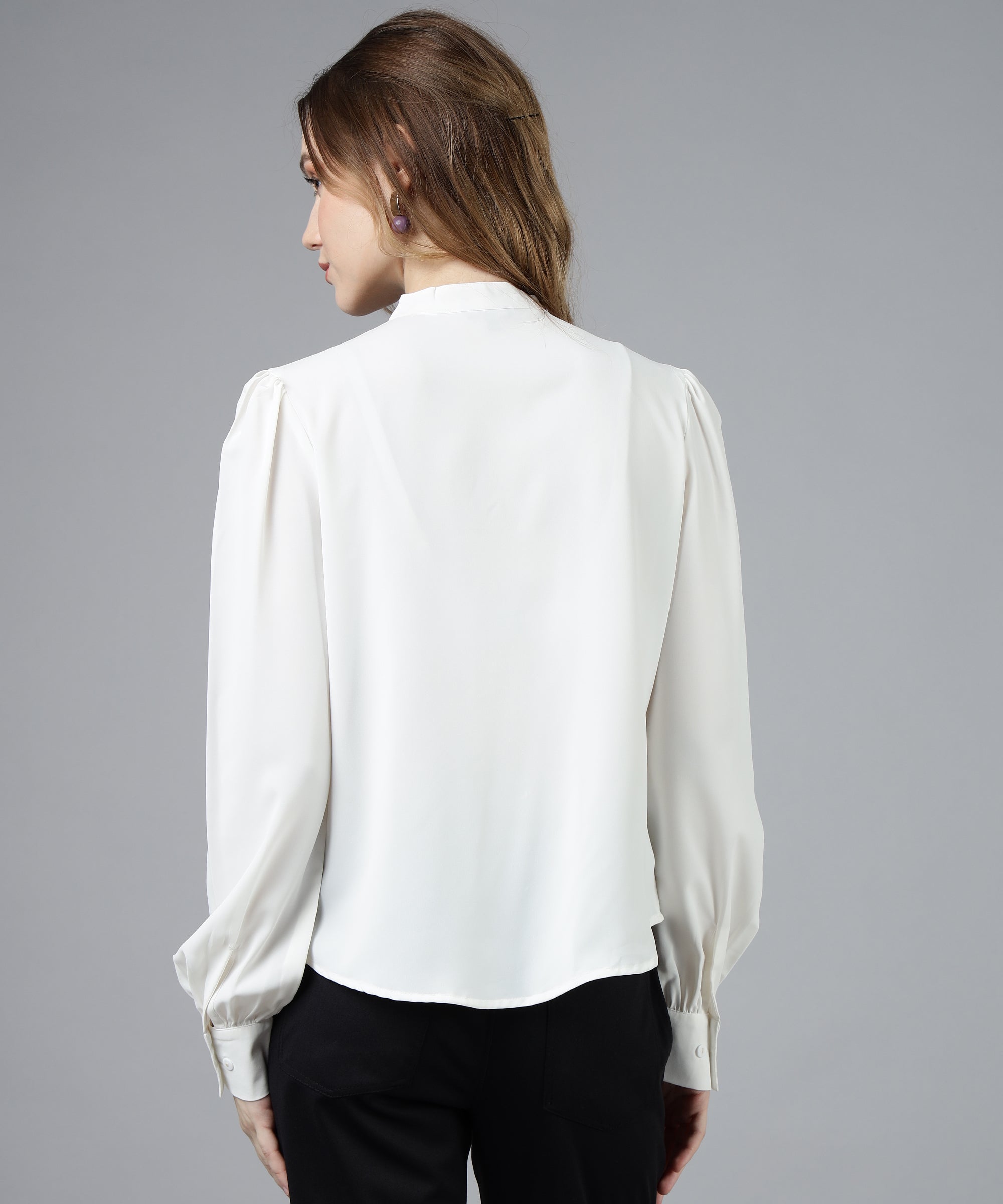 womens pleated formal shirts 4