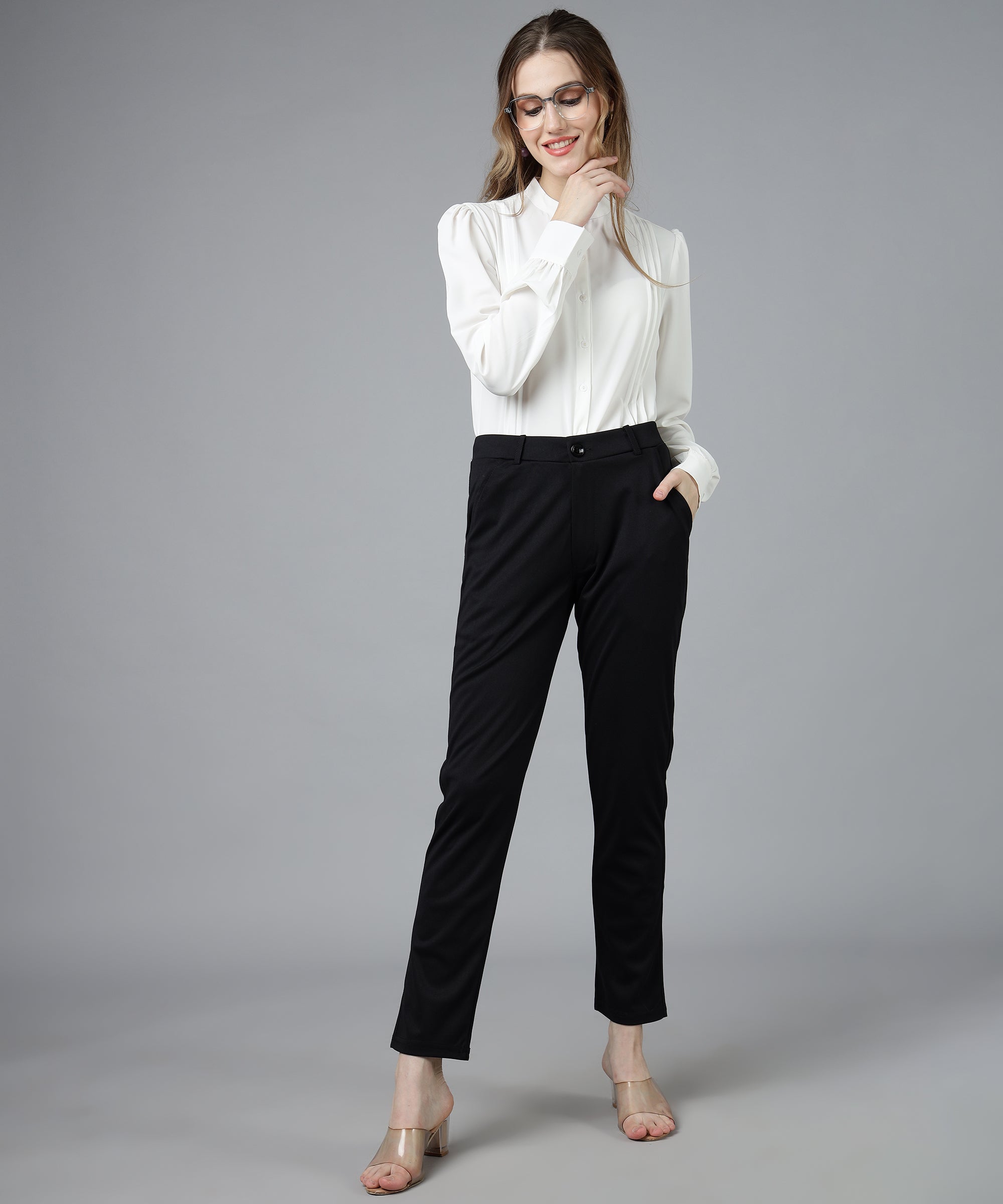womens pleated formal shirts 4