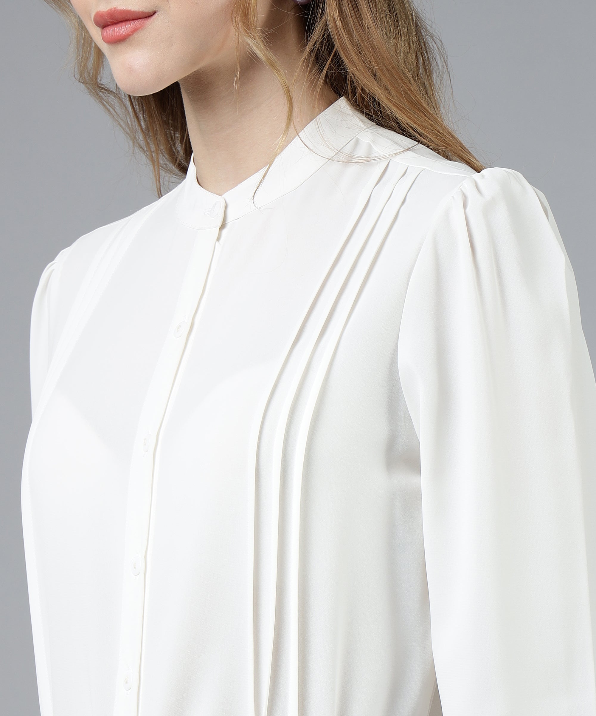 womens pleated formal shirts 4