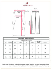 Vastramay - WOMEN'S TIE UP DETAIL KURTA WITH COTTON PANT SET