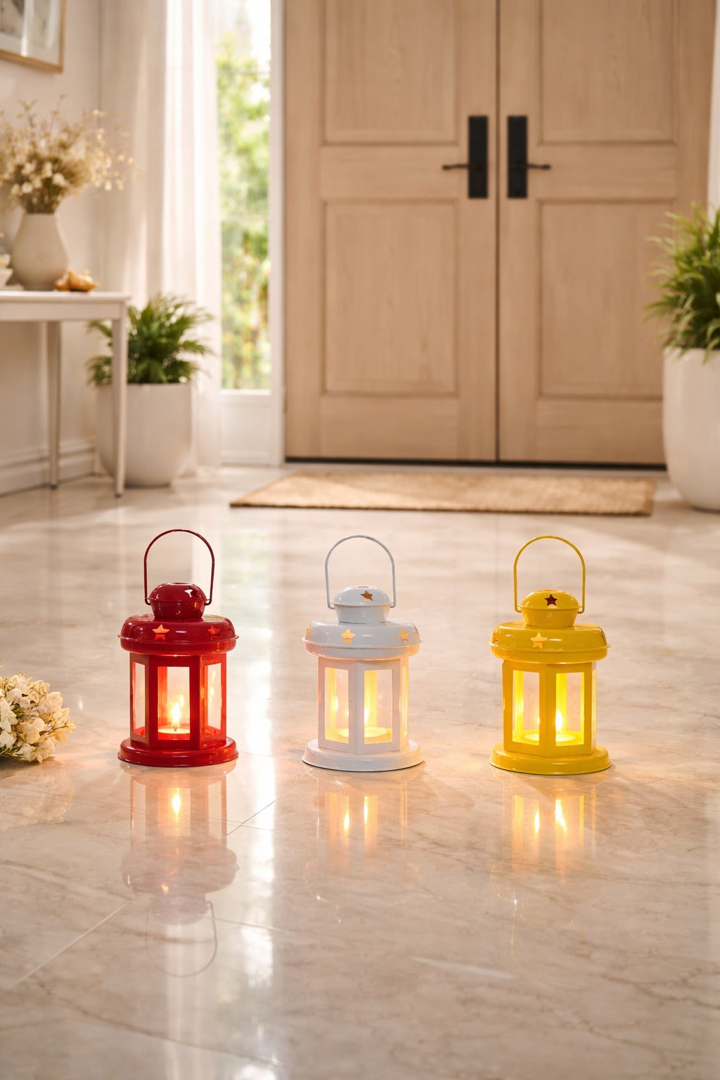 decorative metal leaf tealight holder with glass candle cup elegant tabletop centerpiece copy