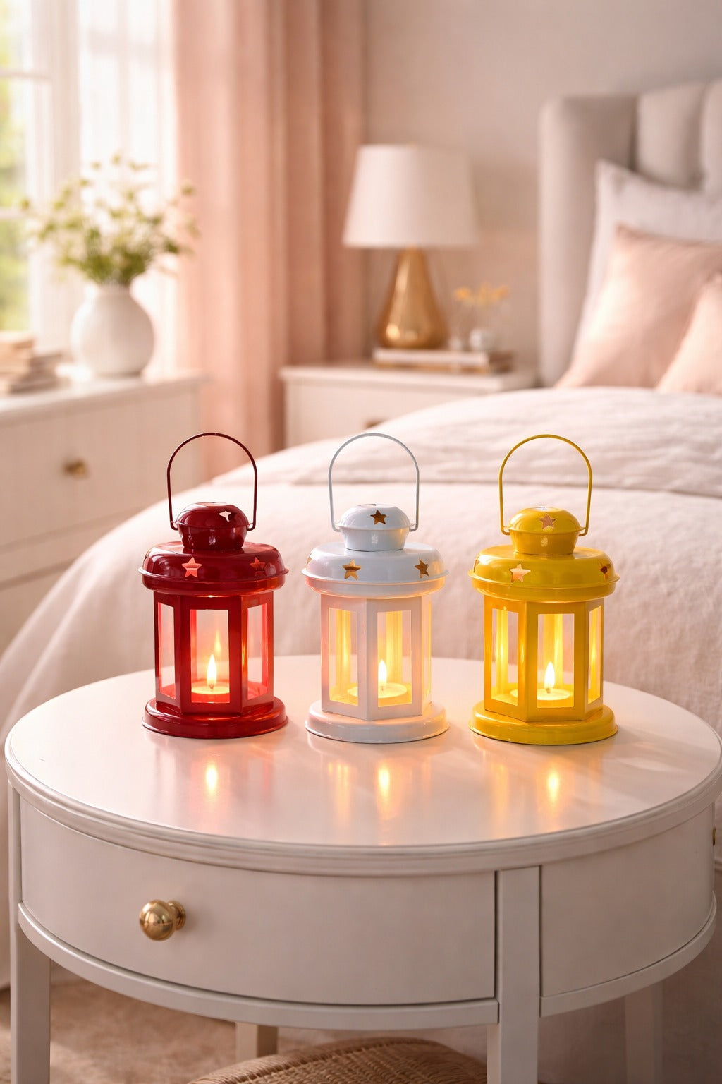 decorative metal leaf tealight holder with glass candle cup elegant tabletop centerpiece copy