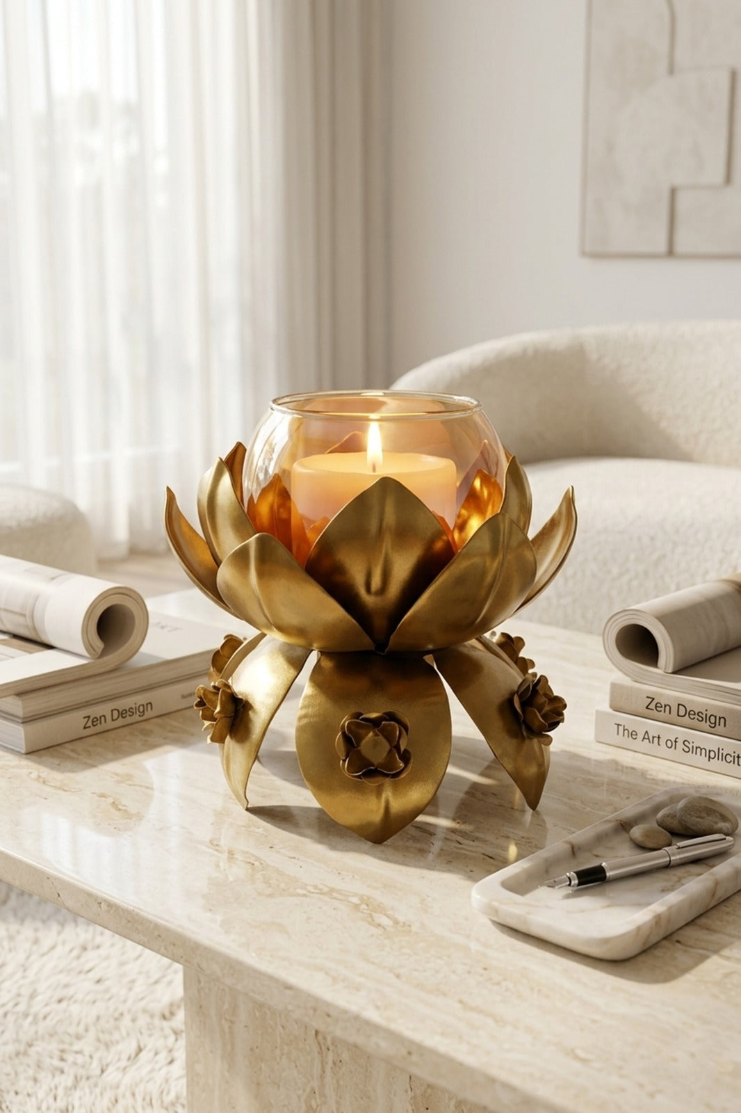 metal jali tealight candle holder with bowl base decorative diya stand for diwali rangoli home decor golden festival candle holder gift item copy