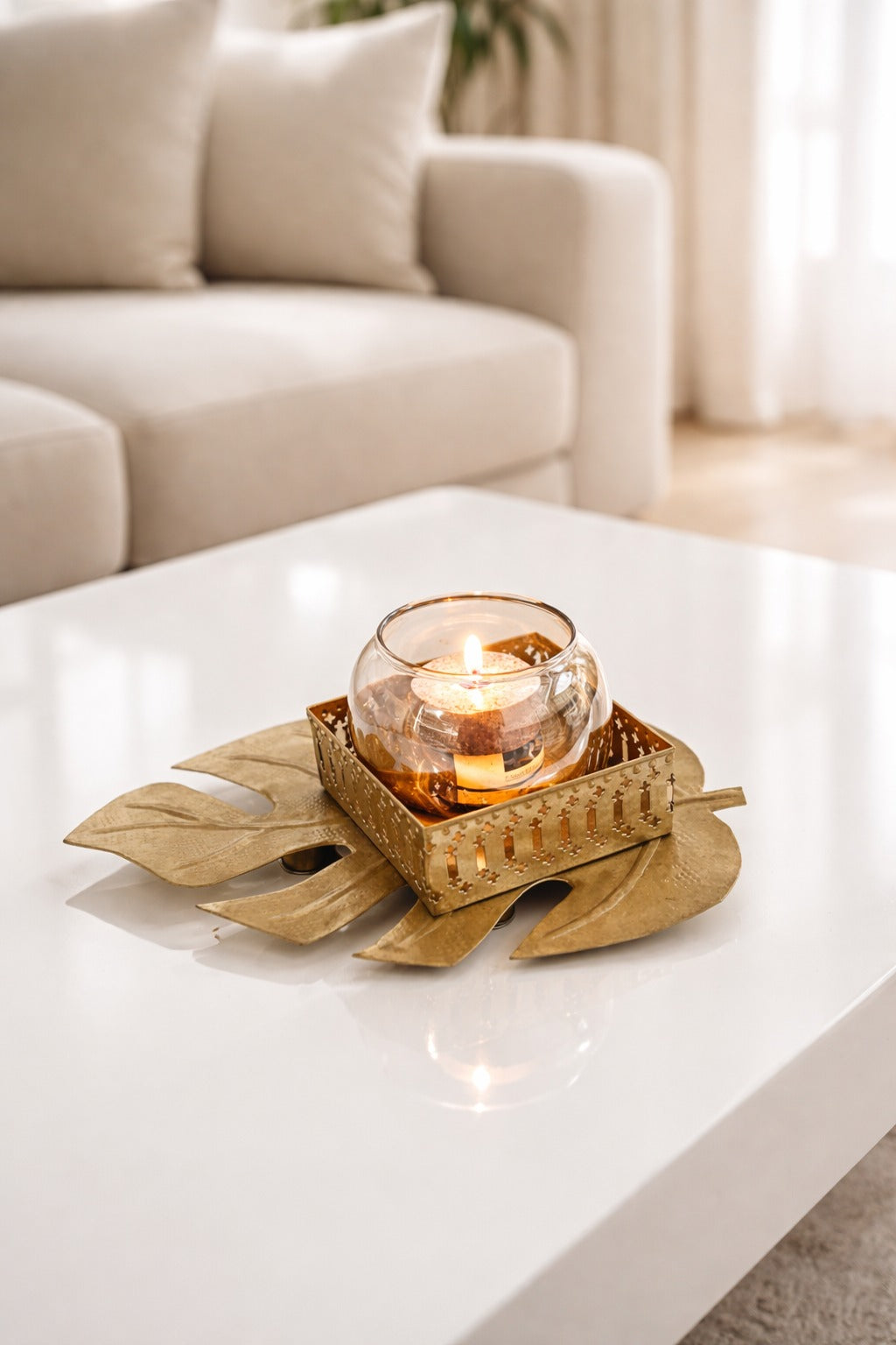 golden dolphin tealight candle holder with glass cup metal decorative showpiece for living room table centerpiece diwali home decor gift item copy