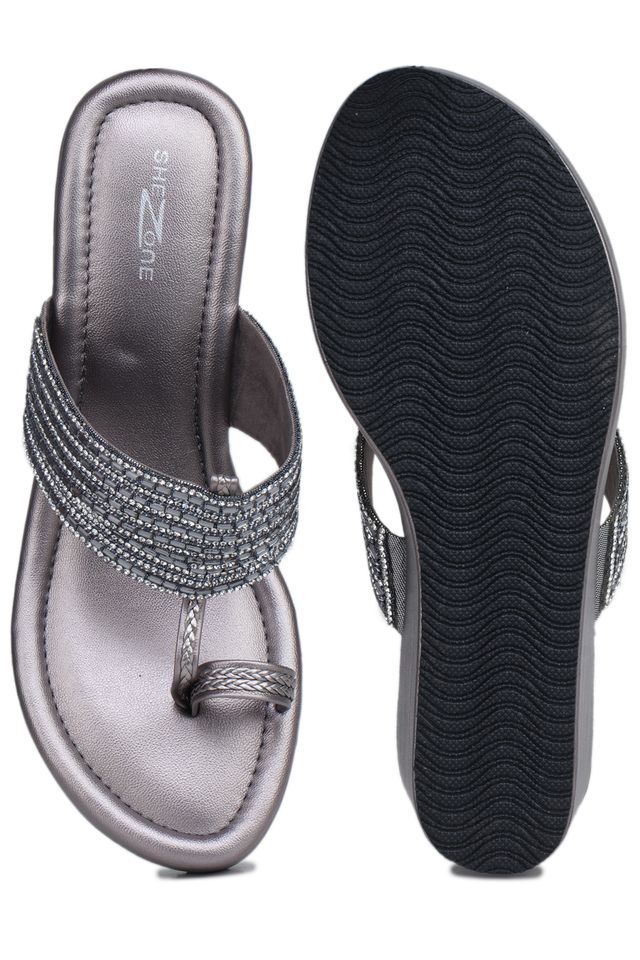 Fashion Open Back Sandal 3 inches Wedge Heels