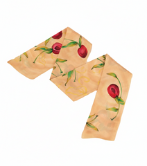 Summer Edibles - Hand Painted Pure Silk Trending Twilly