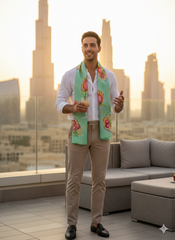 Summer Edibles - Hand Painted Pure Silk Grand Stole