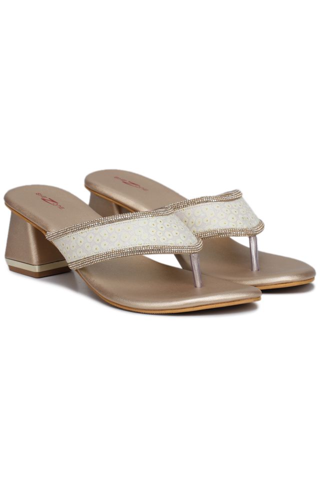 Fashion Open Back Sandal 1.5 inches Block Heels