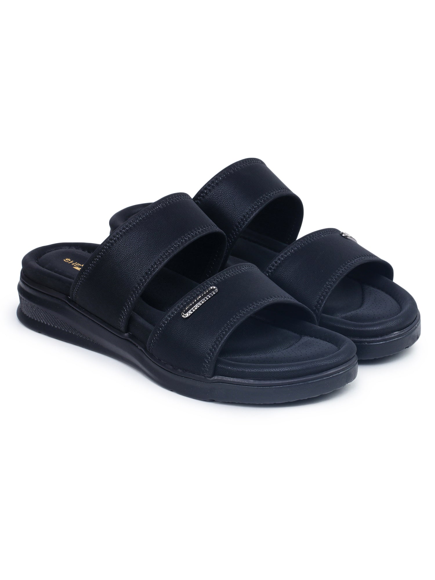 Casual Open Back Round Toe Heels