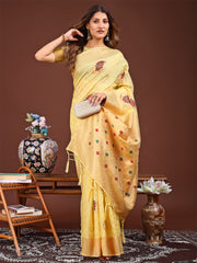 Elegant Woven Work Saree - A Whiff of Tradition Wrapped in Grace