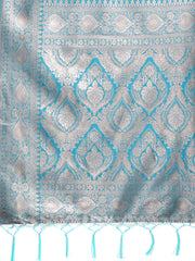 Graceful Cream & Pink Linen Cotton Saree with Rich Zari Pallu – A Touch of Royal Comfort