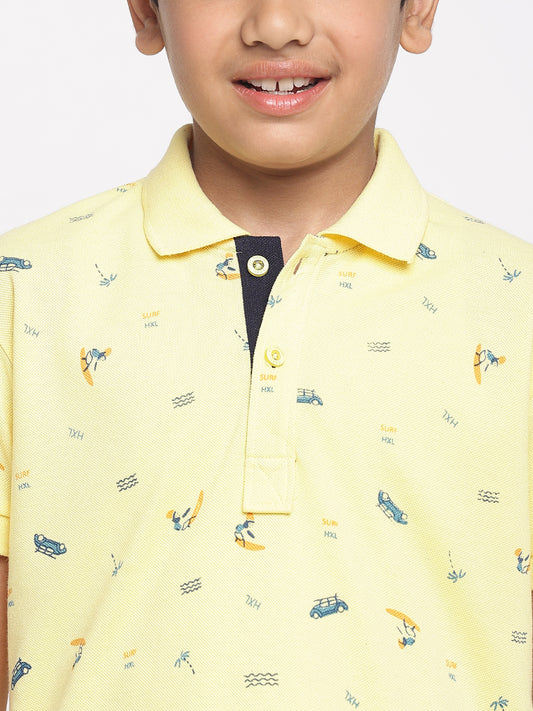 Boys Cotton Polo T-shirt