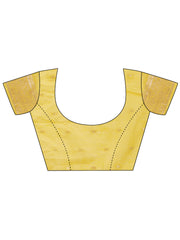 Elegant Yellow Cotton Saree with Golden Zari Work – Graceful Comfort for Everyday & Festive Wear