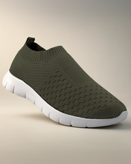 ZONIC Mens Lightweight Knit Sneakers with Memory Insole | Breathable, Anti-Skid Running, Walking & Gym Shoes