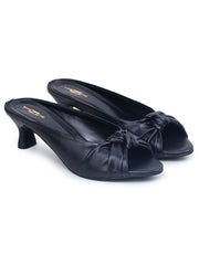 Casual Fashion Sandals Open Back Kitten Heels