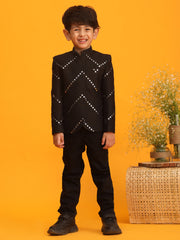 Boys' Black Jodhpuri