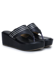 Fashion Open Back Sandal 2 inches Wedge Heels