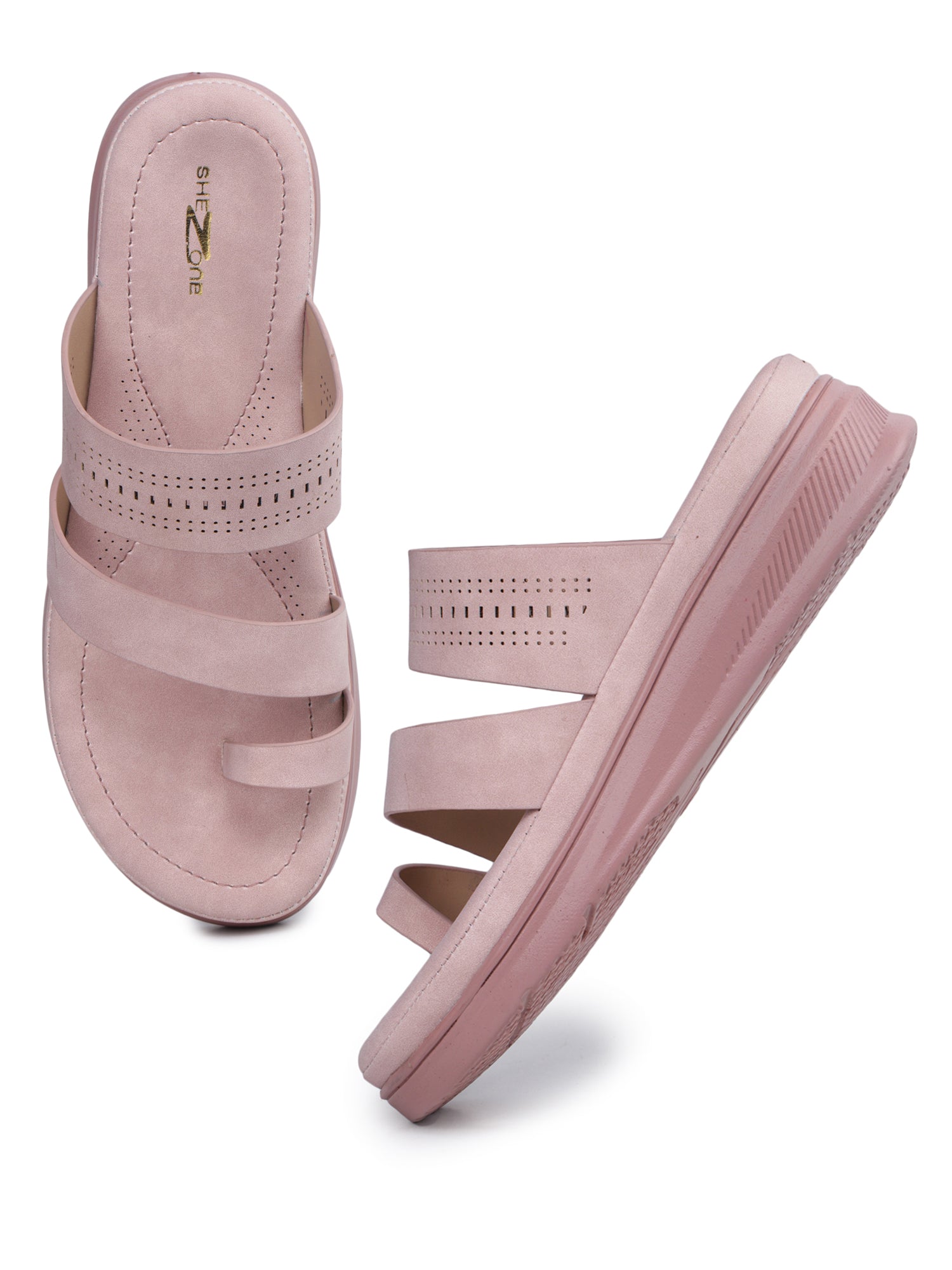 Casual Open Back Round Toe Heels