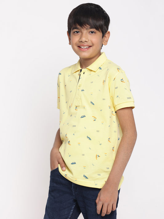 Boys Cotton Polo T-shirt