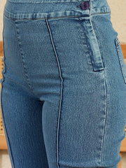 Women's Denim Co-Ord Set of Top & Trousers
