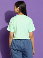 Girls Cotton Crop Top