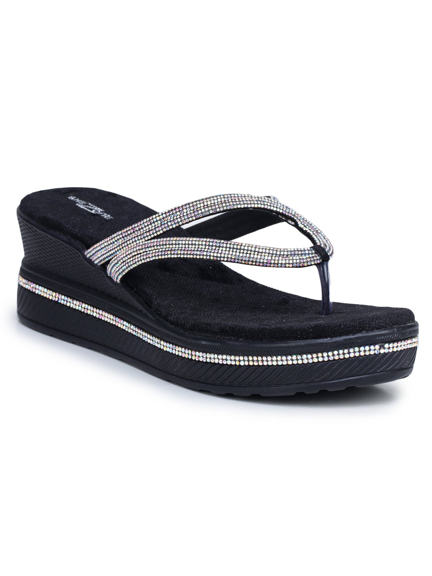 Fashion Open Back Sandal 2 inches Wedge Heels