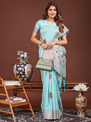 Elegant Woven Work Saree - A Whiff of Tradition Wrapped in Grace